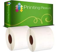 Printing Pleasure 2x Compatibile Rotolo 99014 54mm x 101mm Etichette adesive (Etichetta per rotolo: 220) per Dymo LabelWriter 4XL 450 400 330 320 310 Twin Turbo Duo SLP 450 400 200 120 100 Pro