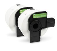 Printing Pleasure 2x DK-11208 Etichette d'Indirizzo Bianche 38mm x 90mm Compatibili con Brother P-Touch QL-1050 QL-1060N QL-1100 QL-1110NWB QL-500 QL-580N QL-720NW QL-820 NWB