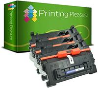 Printing Pleasure 3 Toner Compatibili per HP LaserJet Enterprise M604 M605 M606 dn n x | MFP M630 dn f h z | CF281A 81A, Colore: Nero, 10500 Pagine