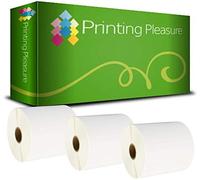 Printing Pleasure 3 x Zebra 100mm x 50mm Etichette termica diretta compatibile per Zebra Type Stampanti | 1000 etichette per rotolo