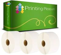 Printing Pleasure 3 x Zebra 50mm x 25mm Etichette termica diretta compatibile per Zebra Type Stampanti | 1000 etichette per rotolo