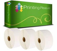 Printing Pleasure 3 x Zebra 52mm x 25mm Etichette termica diretta compatibile per Zebra Type Stampanti | 2000 etichette per rotolo