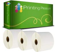 Printing Pleasure 3 x Zebra 76mm x 51mm Etichette termica diretta compatibile per Zebra Type Stampanti | 1000 etichette per rotolo