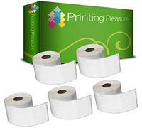 Printing Pleasure 5x Compatibile Rotolo 11352 25mm x 54mm Etichette adesive (Etichetta per rotolo: 500) per Dymo LabelWriter 4XL 450 400 330 320 310 Twin Turbo Duo SLP 450 400 200 120 100 Pro