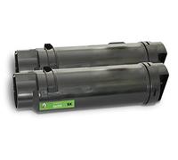 Printing Pleasure 6515 Cartucce di Toner per Xerox 6510 Compatibile per Xerox Phaser 6510 6510DN 6510N 6510DNM 6510DNI WorkCentre 6515 6515N 6515DN 6515DNW 6515NW 6515DNM 6515DNI 2 Nero