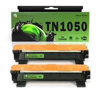 Printing Pleasure Cartuccia toner compatibile Brother TN1050, 2 pezzi di ricambio nero per DCP-1510 DCP-1512 DCP-1610W DCP-1612W