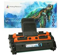 Printing Pleasure ML-1610D2 Kit 2 Toner Compatibili per Samsung ML-1610 ML-1615 ML-1620 ML-1625 ML-1650 ML-2010 ML-2015 ML-2510 ML-2570 ML-2571 SCX-4321 SCX-4521 SCX-4521F, Nero, 2 Pezzi