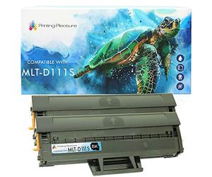 Printing Pleasure MLT-D111S Kit 2 Toner Compatibili per Samsung Xpress M2020 M2020W M2021W M2022W M2026W M2070W M2070FW M2070F M2070FH M2070HW M2071W M2071HW M2078W, Nero, 2 Pezzi