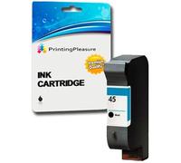 Printing Pleasure NERO Cartuccia d'inchiostro compatibile per HP Deskjet 1120c 1120cxi 1125c 710c 720c 722c 815c 830c 880c 882c 890c 895cxi Copier 140 145 270 | Sostituzione per HP 45 (C6615DE)