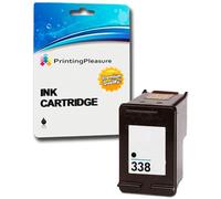 Printing Pleasure NERO Cartuccia d'inchiostro compatibile per HP Officejet 100 Mobile 6210 6215 7210 7310 Photosmart 2575 Pro B8330 DeskJet 460 460c 6620 6840 9800 | Sostituzione per HP 338 (C8765EE)