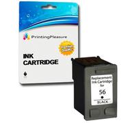Printing Pleasure Sostituzione per HP 56 Nero Cartuccia d'inchiostro compatibile per HP Deskjet, Officejet, Photosmart & PSC Stampanti