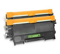Printing Pleasure TN2010 Kit 2 Toner Compatibili per Brother DCP-7055 DCP-7060D DCP-7065DN HL-2130 HL-2132 HL-2135W HL-2240 HL-2240D HL-2250DN HL-2270DW MFC-7360N FAX-2840, Nero, 2 Pezzi
