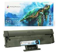 Printing Pleasure Toner Compatibile Cartuccia Laser per Dell B1160 B1160W B1163W B1165NFW - Nero, Alta Resa