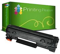 Printing Pleasure Toner Compatibile CB436A 36A Cartuccia Laser per HP Laserjet P1505 P1505N P1506 M1120MFP M1120N M1520 M1522MFP M1522N M1522NF - Nero, Alta Resa