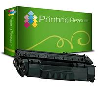 Printing Pleasure Toner Compatibile per HP Laserjet 1160 1320 3390 3392 P2015 P2014 P2013 P2010 M2727 Canon LBP-3300 LBP-3310 LBP-3360 LBP-3370 | Q5949A 49A Q7553A 53A CRG 715 CRG 708, Colore: Nero