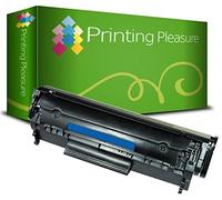 Printing Pleasure Toner Compatibile Q2612A FX-10 703 Cartuccia Laser per HP LaserJet 1010 1012 1015 1018 1020 1022 3010 3015 3020 3030 3050 Canon LBP2900 LBP2900i LBP3000 MF4120 - Nero, Alta Resa