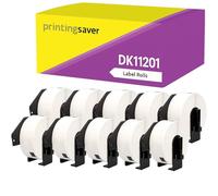 Printing Saver Rotolo etichette Sostituzione Brother DK 11201 per P-Touch (29 x 90 mm)