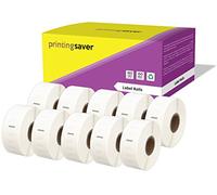 Printing Saver 10x 11352 25 x 54 mm Compatibili Rotoli Etichette adesive (500 Etichette/Rotolo) per Dymo LabelWriter 310 320 330 4XL 400 450 Turbo/Twin Turbo/Duo & SLP etichettatrici