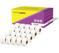 Printing Saver 20x 11352 25 x 54 mm Compatibili Rotoli Etichette adesive (500 Etichette/Rotolo) per Dymo LabelWriter 310 320 330 4XL 400 450 Turbo/Twin Turbo/Duo & SLP etichettatrici