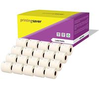 Printing Saver 20x 99015 54 x 70 mm Compatibili Rotoli Etichette adesive (320 Etichette/Rotolo) per Dymo LabelWriter 310 320 330 4XL 400 450 Turbo/Twin Turbo/Duo & SLP etichettatrici
