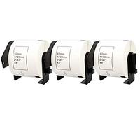 Printing Saver 3 Sostituzione Rotolo Etichette Adesive DK-11202 Bianche Compatibili con Brother P-Touch QL-1050 1060N 1100 1110NWB 500 580N 650TD 710W 720NW 820NWB 62 mm x 100 mm