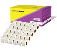 Printing Saver 30x 99010 28 x 89 mm Compatibili Rotoli Etichette adesive (130 Etichette/Rotolo) per Dymo LabelWriter 310 320 330 4XL 400 450 Turbo/Twin Turbo/Duo & SLP etichettatrici