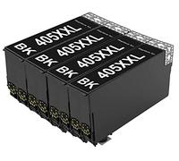 Printing Saver 4x NERO compatibili cartucce d'inchiostro per 405XL 405 XL WorkForce Pro WF-3800 WF-3820DWF WF-3825DWF WF-3830DWTF WF-4800 WF-4820DWF WF-4825DWF WF-4830DTWF WF-7310DTW WF-7803