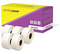 Printing Saver 5x 11355 19 x 51 mm Compatibili Rotoli Etichette adesive (500 Etichette/Rotolo) per Dymo LabelWriter 310 320 330 4XL 400 450 Turbo/Twin Turbo/Duo & SLP etichettatrici