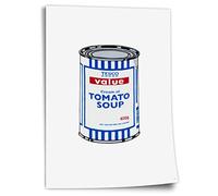 Printistico Poster Banksy Can - Tomato Soup - Andy Warhol Pop Art Modern Street Art Marketing, stampa artistica senza cornice, murale - A4, A3, A2, A1, A0, XXL
