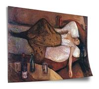 Printistico Poster Edward Munch: The Day After, stampa artistica senza cornice, murale - A4, A3, A2, A1, A0, XXL - soggiorno, camera da letto, cucina, decorazione