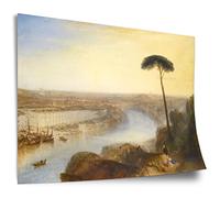 Printistico Poster William Turner: ROMA, DAL MONTE AVENTINO, stampa artistica senza cornice, murale - A4, A3, A2, A1, A0, XXL - soggiorno, camera da letto, cucina, decorazione