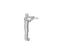 Printle A Homme 1245 Figura Uomo Suonatore Trombone Dipinta in Resina