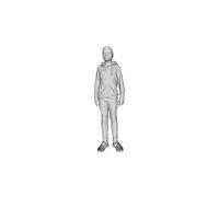 Printle C Kid 072 Short-Haired Boy Hooeie Figura per Diorami Treno Set