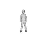 Printle C Kid 077-Boy IN Piedi Looking Giù Casual Figura per Diorami Set Treno