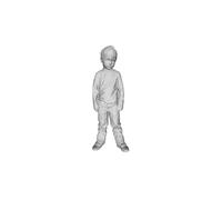 Printle C Kid 078Bambino Che Guarda In Giù Figura Per Diorami E Set Di Treni