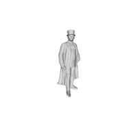 Printle H Uomo 2001 Vittoriano Uomo Con Scorrere Figura per Diorami Treno Set