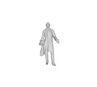 Printle H Uomo James Monroe Presidente Di USA Figura per Diorami Treno Set