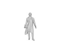 Printle H Uomo John Quincy Adams-President USA Figura per Diorami Set Treno