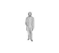 Printle H Uomo Theodore Roosevelt Presidente USA Figura per Diorami Treno Set