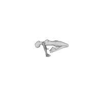 Printle L Femme 2383 Sdraiato Su Posteriore Ginnasta Yoga Figura per Diorami