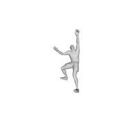 Printle L Uomo 136-Rockclimber Mountain Scalatore Figura per Diorami Treno Set