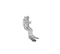 Printle L Uomo 2909-Deep Mare Scuba Tuffatore Seduto Figura per Diorami Treno