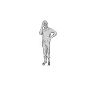 Printle M Uomo 2974 Soldier Pompiere Facepalm Figura per Diorami Treno Set