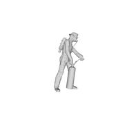 Printle M Uomo 648-Firefighter Extinguishing Figura per Diorami Treno Set