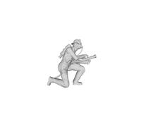Printle M Uomo 655-Firefighter Manichetta Antincendio Inginocchiato Figura per