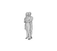 Printle S Coppia 170 Young IN Amore Romantico Hug Figura per Diorami Trenino Set