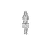 Printle S Femme 010 Dottore Woman Medico Ospedale Figura per Diorami Set Treno