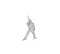 Printle Un Uomo 1301-Rockstar Mercurio Performing Figura per Diorami Set Treno
