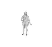 Printle Y Femme 185 Woman Mini Abito E Giacca Figura per Diorami Treno Set