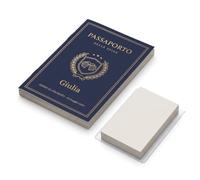 PRINTSERVIS Passaporto Addio al Celibato Personalizzato con Nome e Data, Gioco 20 Sfide + 12 Carte Jolly, Libro Dediche e Foto per lo Sposo, Idea Festa Celibato, 10x15 cm